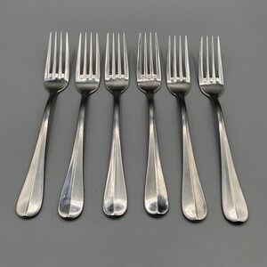 Roberts‎ & Belk HARTFORD 6pcs Salad Forks 7.25" Stainless 18/10 Flatware